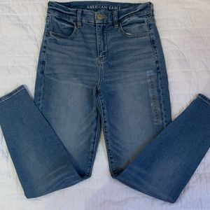 American Eagle Next Level Stretch Curvy Hi-Rise Jeggings Size 4 Short